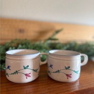 Charming Floral Ceramic Mugs